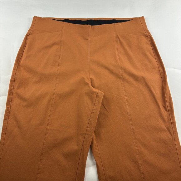 Old Navy Soft Bronze Stretch Canvas High Rise Wide Leg Pixie Pant 3X - Picture 2 of 8